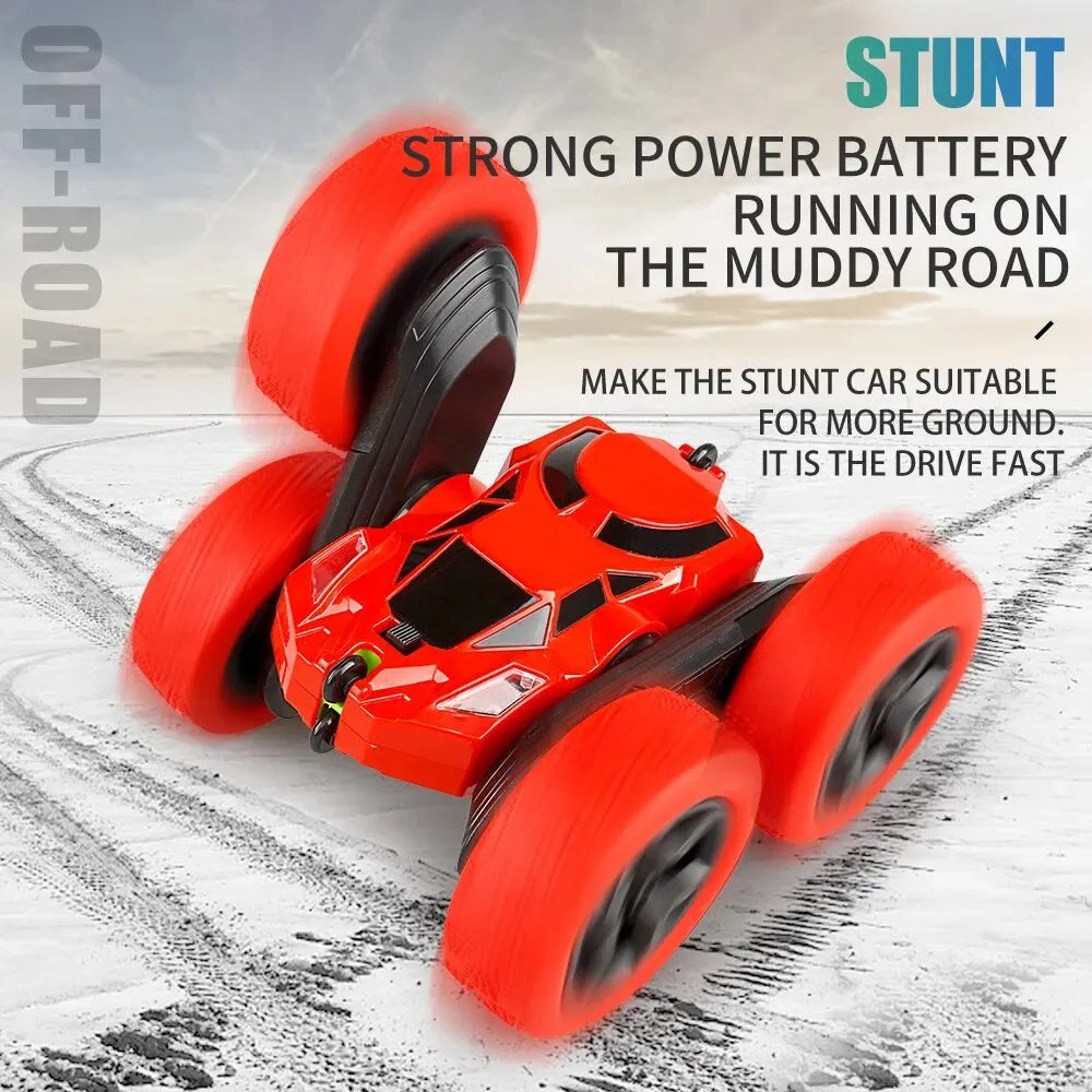 RC Stunt Car Children Double Sided Flip 360